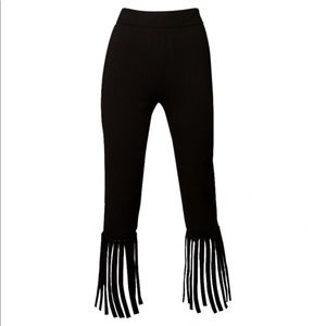 SOLD Cushnie Fringe Trousers